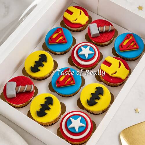 Superhero Cupcakes