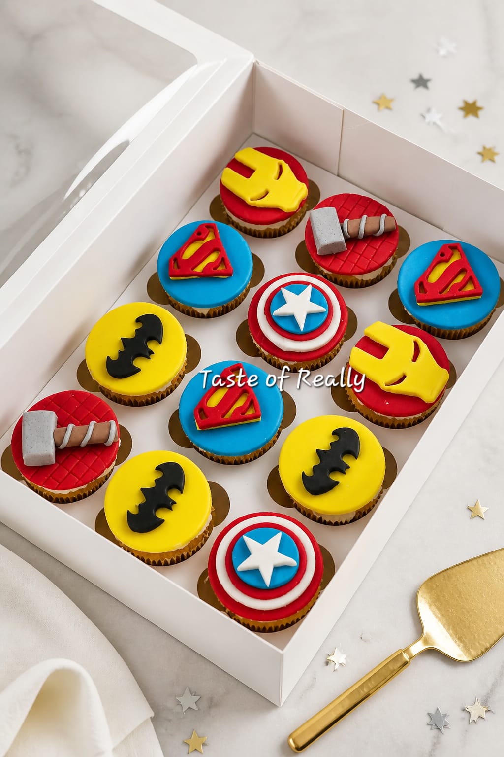 Superhero Cupcakes